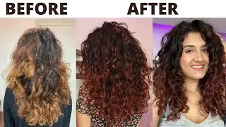 I COLORED MY HAIR AT HOME with Loreal Paris Casting Creme Gloss MAHOGANY 550 | Madhushree Joshi