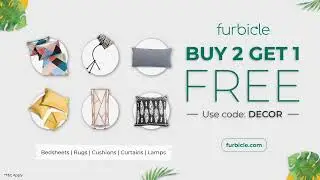 Buy 2 get 1 free on Decor with Furbicle