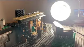 Behind the scenes Footage - Lego spiderman saves a civilian