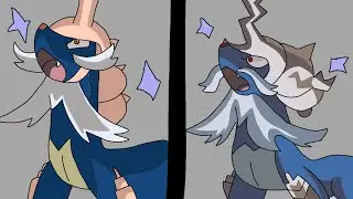 Oshawott Line Animation (Shiny Version)