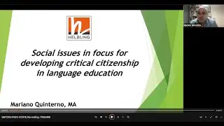 Mariano Quinterno - Social issues in focus for developing critical citizenship in ELT