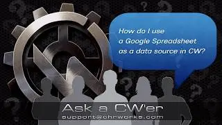 Google Spreadsheets in CharacterWorks