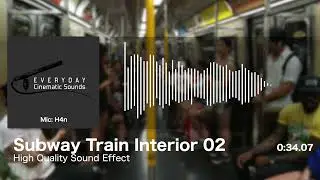 Subway Train Interior 02 | HQ Sound Effect