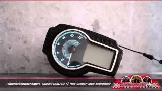 Plasmatachoscheibe Suzuki GSR750, made by plasmatacho.de