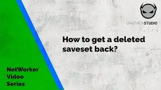 How to get a deleted saveset back ?