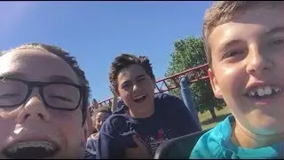 I ALMOST LOST MY PHONE ON THIS ROLLER COASTER!