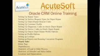 Oracle CRM Online Training