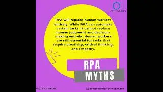 RPA Facts Vs Myths