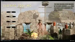 Unreal Engine 5 Pirate Island Mainmenu Intro :