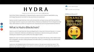 More Accurate info on Hydra Chain and Why I Like it