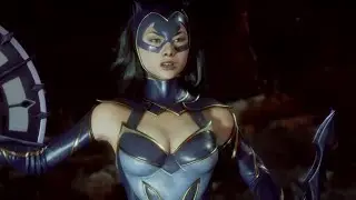 Showcase the New kitana Catwoman Skin - Mortal kombat 11