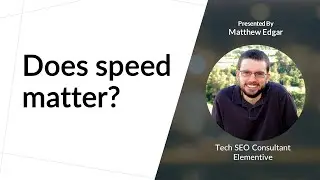 How important is speed for SEO?