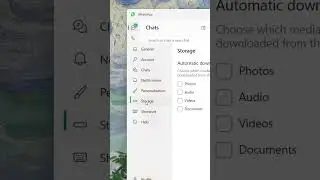 Stop Auto Downloads on WhatsApp PC#shorts
