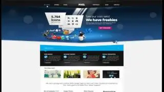 Pixel Studio  Premium Website Template PSD