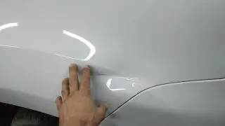 Removing dents at Renault Duster