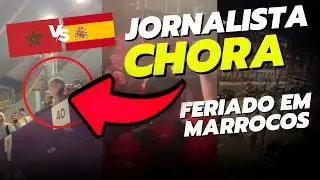 EMOCIONANTE!!! JORNALISTA CHORA COM CLASSIFICAÇÃO DE MARROCOS NA COPA!!!