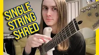 how to SHRED on 1 String -- 5 ESSENTIAL PATTERNS / Full Lesson TAB