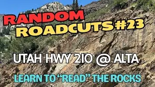Random Roadcuts #23: Deformed Rocks near Alta Ski Resort in Little Cottonwood Canyon, Utah