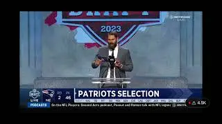 The Patriots draft Kevon White at #46