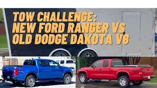 Review of 2021 Ford Ranger towing vs 2004 Dakota V8 – Which one pulls better?