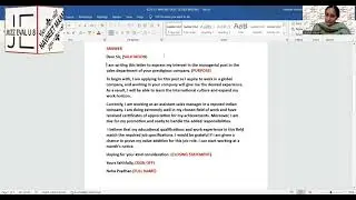 9 BAND SAMPLE ANSWER, FORMAL LETTER