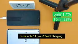 redmi note 11 pro charging test । 67watt charging test
