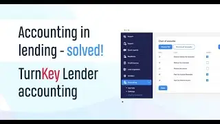 Accounting in credit made simple – TurnKey Lender Accounting Addon