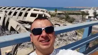 הריסות בניין ישן שפוצץ בעכו