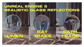 Unreal Engine 5 .0.1 - Vidro Realista com Lumen, Path Tracing & Ray Tracing