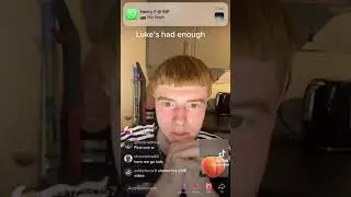 Luke Bennett Funny tiktok live pt2