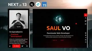 New Portfolio Website with Nextjs 14 App Router & Tailwind CSS