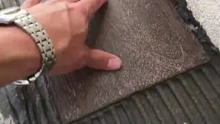 Laying tiles on the floor with their own hands, 