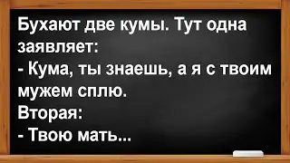 Кума по пьяни проболталась, что спит с мужем своей кумы... Анекдоты! Юмор! Позитив!