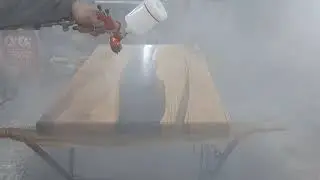 как мы покрываем столешницу лаком
