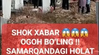 SAMARQANDA BO‘LGAN HOLAT TAYOR TURING!!! O‘TKAZIB YUBORMANG