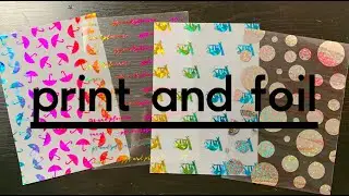 How to Foil using a Laser Printer