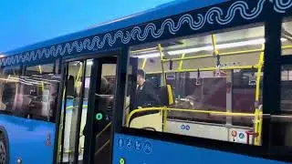 Автобус ЛиАЗ-6213.65[2019г.в.] с маршрутом е85 ”Каширское ш.-МКАД - м. Добрынинская”