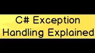 Exception Handling in C# step by step using example