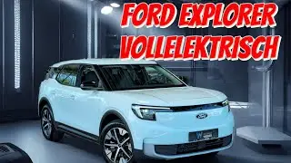 2024 FORD EXPLORER BEV 77 KWh ELEKTROMOTOR 286 PS  HECKANTRIEB #fordexplorer #explore