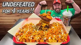 This Funky Quadruple Burger Challenge Was Undefeated for 4 Years in San Diego, California!!