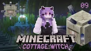 Elder Guardian Domination 💦 - Cottage Witch Modded Minecraft Episode 9