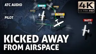 Lost pilot pissed off the controller and was chased away. Real ATC Audio