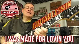 I Was Made For Lovin' You by KISS|Guitar Lesson with Tab's