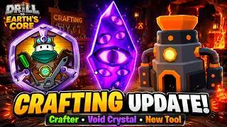 Drill to Earth’s Core New Update Explained | Crafter Class, Gem Refinery & More