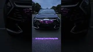 Kia Sportage with custom glowing grille #SHORTS #SPORTAGE