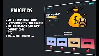 FAUCET DS - APROVEITE A EXPLOSÃO DO MERCADO CRYPTO para lançar seu projeto