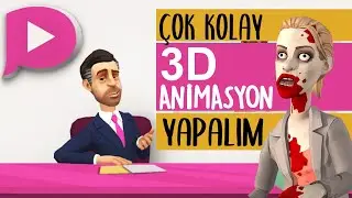 3D ANİMASYON YAPMAK ÇOK KOLAY | KENDİ 3D ÇİZGİ FİLMİNİ YAP
