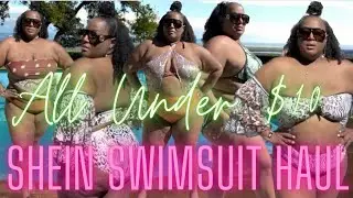 SHEIN PLUS SIZE SWIMSUIT TRY ON HAUL 2023 | HOT SUMMER BATHING SUITS | ALL UNDER $13