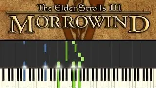 Morrowind (Piano Tutorial + sheets) - Call of Magic/Nerevar Rising: Main theme