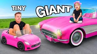 GIANT vs TINY FOR 24 Hours!